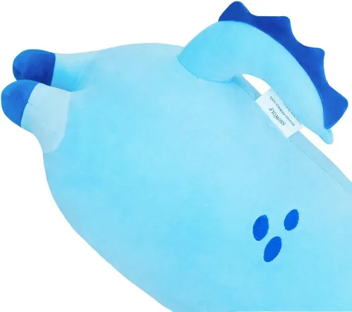 Miniatura 5 de Almohada de juguete de ajolote de peluche, almohada para abrazar, regalo para niños y niñas (azul, 19.6 pulgadas)