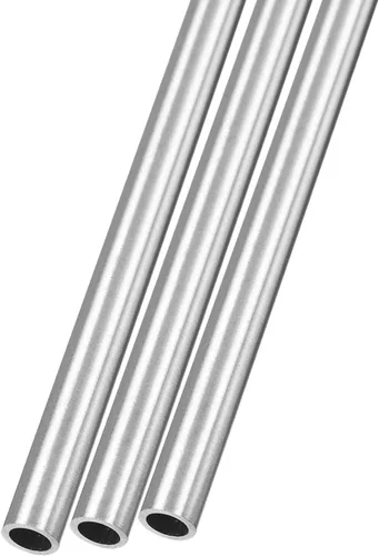 Miniatura 20 de METALLIXITY Tubo de acero inoxidable 304 (0.276 in de diámetro exterior x 0.031 in de alto x 11.811 in de largo) 3 piezas, tubo recto, para muebles