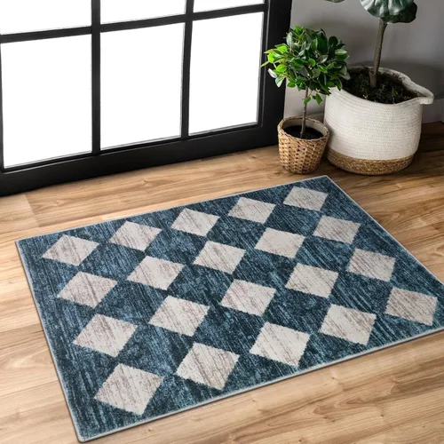 Miniatura 43 de Lahome Alfombras de Área Lavables a Máquina para Dormitorio Estético, Alfombra de Área Suave 4x6 pies para Sala de Estar Antideslizante, Alfombras