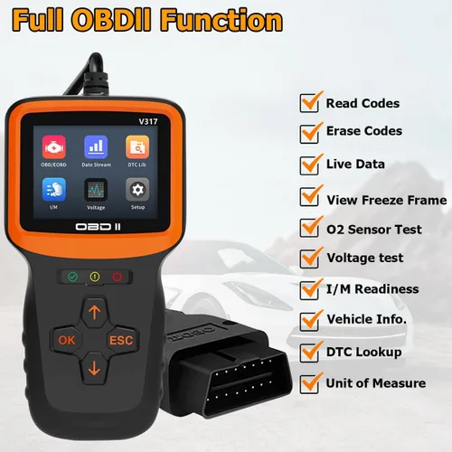 Miniatura 3 de Zpana Escáner OBD2 para Coche, Herramienta de Diagnóstico, Lector de Códigos de Fallas del Motor del Vehículo, Limpieza de Datos, Disposición I/M