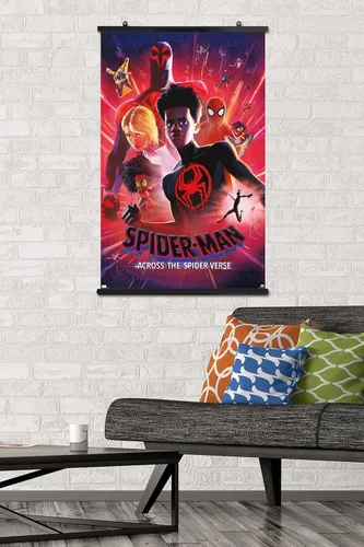 Miniatura 2 de Marvel Spider-Man: Across The Spider-Verse - Póster estático de pared de una hoja, 34 pulgadas de largo x 22.4 pulgadas de ancho, paquete de póster