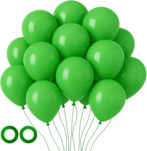 Miniatura 171 de Voircoloria - Globos azul bebé claro, paquete de 66 globos de 12 pulgadas de látex para fiestas para niños y niñas, para cumpleaños, baby shower, 16