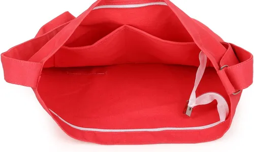 Miniatura 77 de Covelin - Bolsa de hombro informal de lona para mujer, estilo bohemio y retro, bolsa de mano, bolso cruzado, tamaño grande