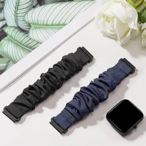 Miniatura 3 de Sunnyson Correas de 0.866 in para reloj inteligente Veryfit IDW13/IDW16/IDW19/IDW26/IDW28, paquete de 2 correas elásticas de tela elástica