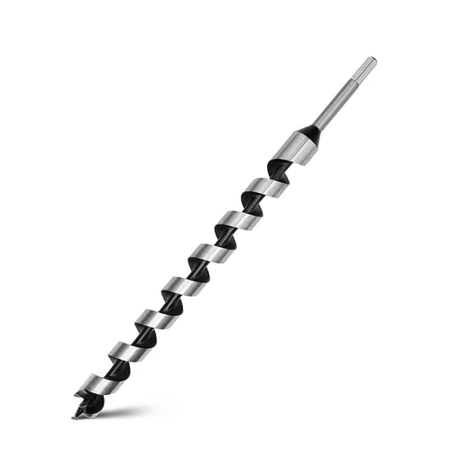 Miniatura 18 de Broca helicoidal de 0.94 x 11.8 pulgadas para madera, broca helicoidal con vástago hexagonal para madera blanda, madera dura, plástico