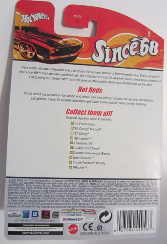 Miniatura 3 de Mattel Hot Wheels desde '68 Custom Volkswagen Beetle Hot Rods #8 de 10