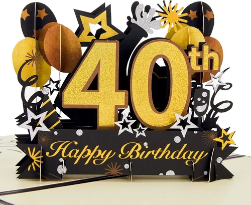 Miniatura 7 de Tarjeta desplegable de feliz cumpleaños 30, tarjeta de cumpleaños 30 con nota y sobre, regalos de cumpleaños 30 para marido, esposa, hombres