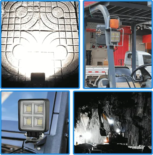 Miniatura 5 de Luces LED de trabajo para tractor, 2 unidades, 4 pulgadas, 54 W, 12 V, barra de luz de inundación LED para vehículos de conducción todoterreno