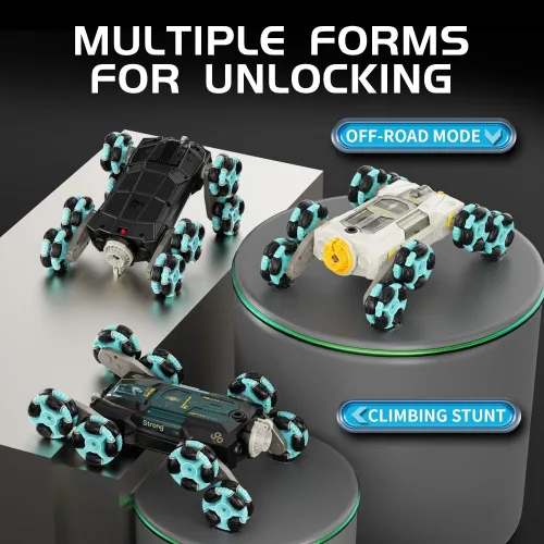Miniatura 2 de ATHLERIA 8WD Coche de Acrobacias RC con Detección de Gestos para Edades 8-13, Coches de Control Remoto Manual - Rotación de 360° de Doble Cara, Las