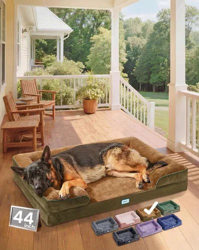 Miniatura 18 de OhGeni Orthopedic Cooling Dog Bed Couch, Cooling Big Pet Sofa for Extra Large Sized Pets with Memory Foam, Machine-Washable Waterproof Removable