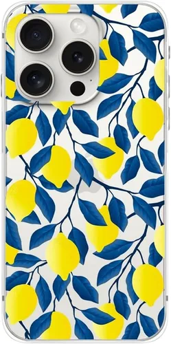 Miniatura 30 de Blingy's Funda para iPhone 15 Pro, lindo estilo de gato con patrón de flor de cerezo divertido diseño de animales de dibujos animados, funda Gato