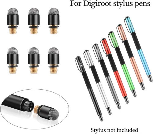 Miniatura 3 de Digiroot High Precision Replacements Fiber Tips for Digiroot Capacitive Stylus Pens (6-Pack)