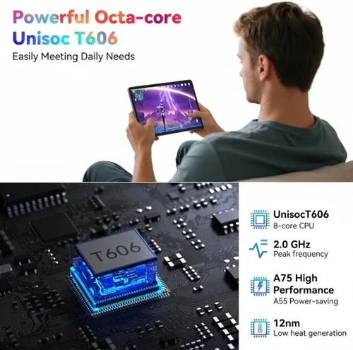 Miniatura 11 de Tablet Android 16 2026, tableta Android con bolígrafo y teclado, Gemini Ai, 24 GB +256 GB/2 TB, cámara AI de 8 MP, Widevine L1, carga rápida, 2 en 1