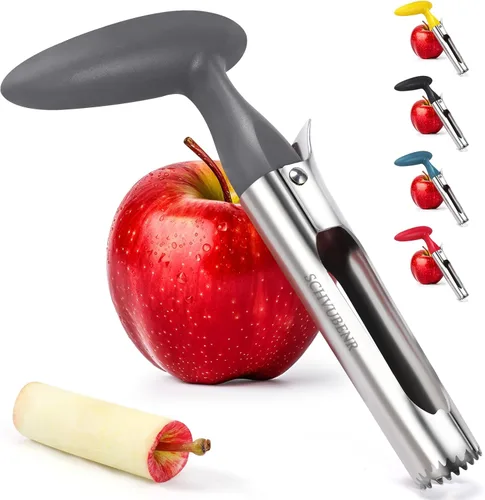 Miniatura 8 de SCHVUBENR Herramienta Premium para Descorazonar Manzanas - Fácil de Usar y Limpiar - Sólido Removedor de Núcleo de Manzana con Serradura Afilada