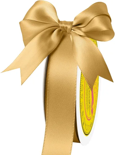 Miniatura 112 de Cinta de satén blanca antigua de doble cara de 1-1/2 pulgadas x 50 yardas, cinta de poliéster para envolver regalos, día de San Valentín, bodas