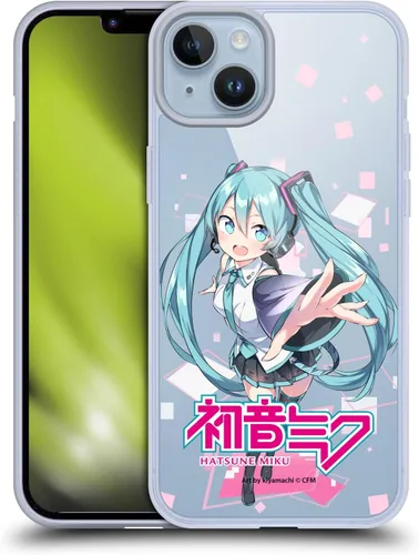 Miniatura 58 de Head Case Designs Licencia Oficial Hatsune Miku Gráficos Lindos Carcasa de Gel [Protección de Grado Militar] Compatible con Apple iPhone 7