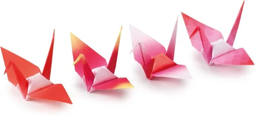 Miniatura 5 de Showa Grim - Caja de armonía de origami para mil grúas 20-1023