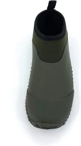 Miniatura 4 de SYLPHID Zapatos de jardín para hombre, zapatos de lluvia impermeables de neopreno para campamento, cuidado del césped, jardinería y trabajo