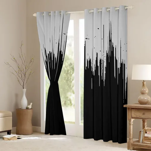 Miniatura 3 de Feelyou Cortinas de ventana para jugadores, cortinas de juego para niños, niñas y adolescentes, decoración de habitación, consola de juego, cortinas