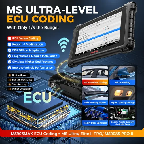 Miniatura 4 de Autel Escáner MaxiSYS MS906 MAX, 2026 10 '' MS906MAX 2.0 Ver. de MS906 PRO MS908S MK908 II, Lite of Elite 2 PRO, herramienta de escaneo superior