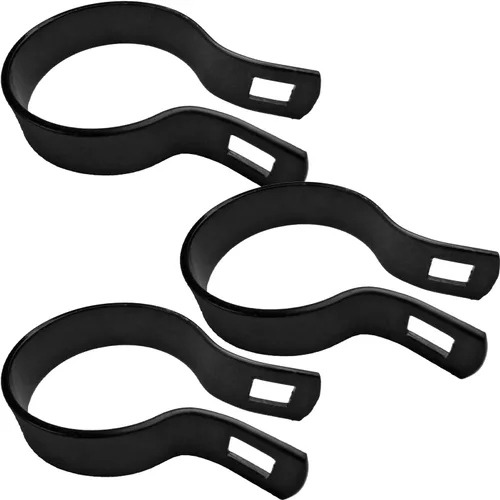Miniatura 3 de Jake Sales Banda de soporte de 1-7/8 pulgadas para valla de eslabones de cadena, uso para postes de diámetro exterior de 1-7/8 pulgadas - Banda