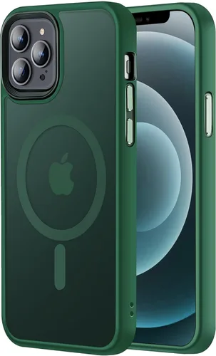 Miniatura 117 de Tigowos Magnetic Guardian - Funda diseñada para iPhone 11 Pro [probada en caídas de grado de 10 pies y compatible con MagSafe] Funda delgada Negro