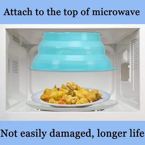 Miniatura 5 de JULBEAR Cubierta de microondas para alimentos,Cubierta de salpicaduras de microondas