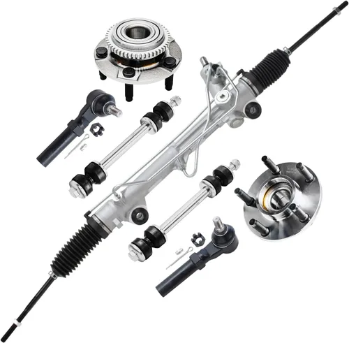 Miniatura 61 de Detroit Axle - Kit de extremo delantero RWD para Chrysler 300 Dodge Challenger Charger Upper Lower Control Arms rótulas de rodamiento de rueda Bujes