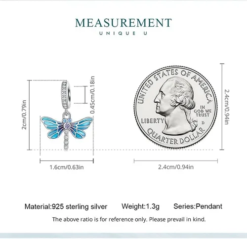 Miniatura 3 de Dijes de animales de la suerte para pulseras, abalorios de plata de ley 925 original 100% para pulseras