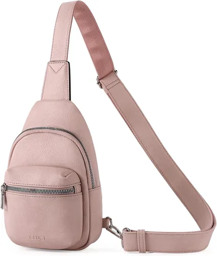 Miniatura 8 de CLUCI Small Sling Bag for Women, Leather Crossbody Fanny Packs Trendy, Women's Chest Bag