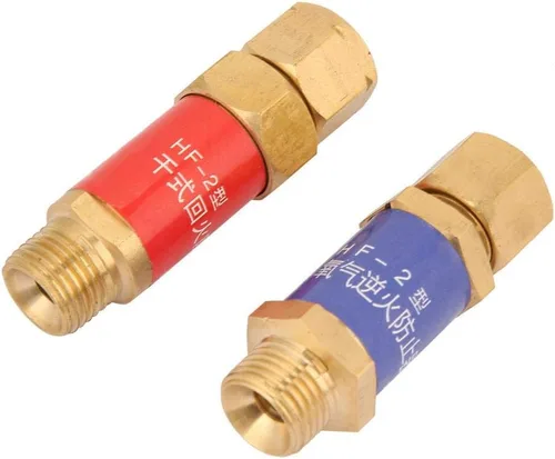 Miniatura 5 de Válvula antirretorno de oxígeno-acetileno, 1,5 oxígeno-acetileno antirretorno para equipos de soldadura de gas para hogares privados