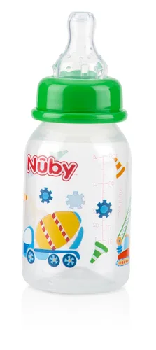 Miniatura 7 de Nuby Botella impresa antiderrames, 4 onzas, 1 paquete de 1 botella, los colores pueden variar