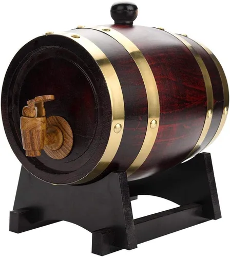 Barril de Roble barril de vino barril de madera para el almacenamiento o Envejecimiento de vino y licores barriles de vino botellero _ litros Retro