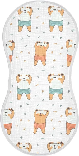 Miniatura 12 de vvfelixl Paños para eructos para bebé, Pembroke Welsh Corgi Tricolor Dog Patrón sin costuras para bebé recién nacido, juego de paños de algodón