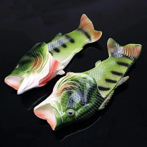 Miniatura 6 de Pantuflas unisex de pescado, sandalias de lubina, pantuflas de animales y peces