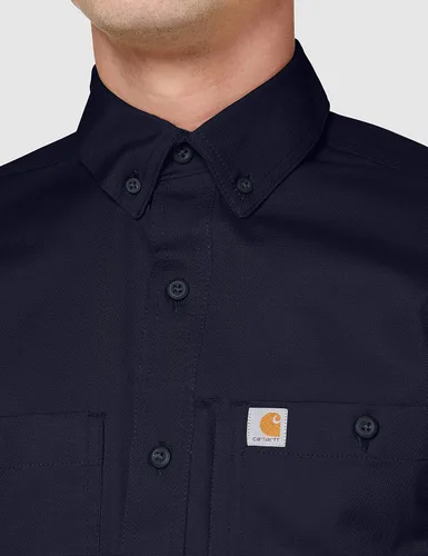 Miniatura 3 de Carhartt Camisa de trabajo de manga corta de lona de ajuste relajado para hombre