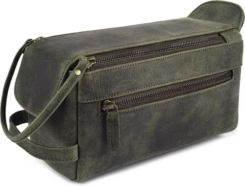 Miniatura 9 de LEATHER VILLAGE Kit Dopp 2, Negro carbón