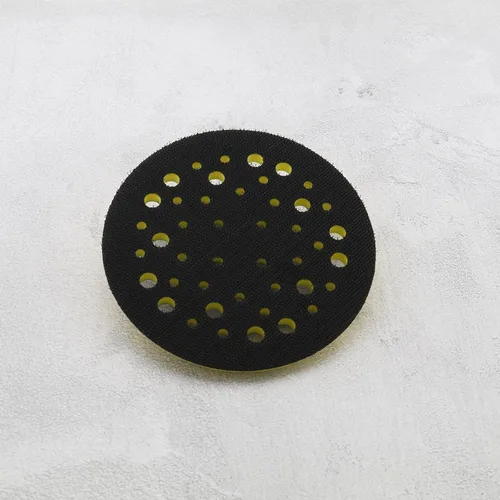 Miniatura 5 de Almohadilla de respaldo de 4.921 in y 5 pulgadas compatible con Mirka Ceros/Deros 44 agujeros 5/16 rosca accesorio lijadora gancho y bucle