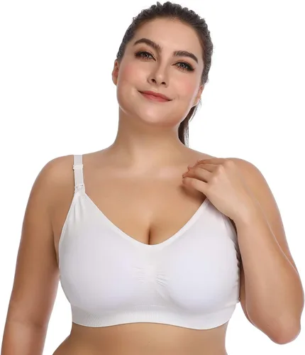 Miniatura 5 de Lataly Bralette de lactancia para mujer, sin varillas, paquete de 5
