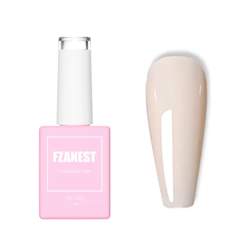 Miniatura 19 de FZANEST Esmalte de uñas en gel azul bebé, color de verano amarillo esmalte en gel para arte de uñas removible LED UV #D15