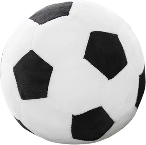 Miniatura 4 de Almohada rellena forma de fútbol almohada de tiro de fútbol lavable para decoración de dormitorio y sofá