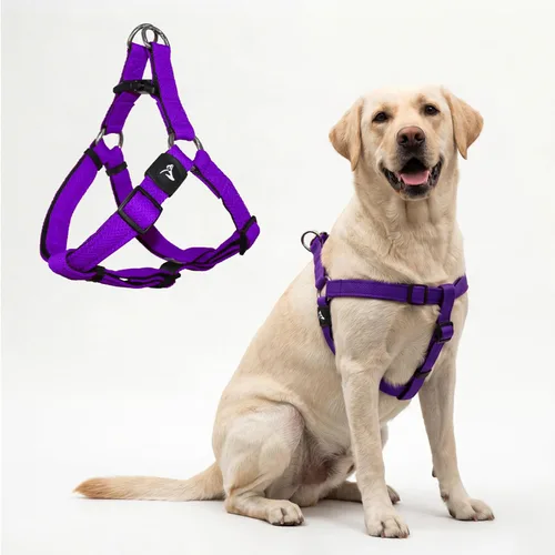 Miniatura 9 de Kruz - Arnés para perro sin tirones (pecho 26-38 pulgadas, peso 44-88 libras), arnés resistente para razas grandes, ajuste ultra cómodo, durabilidad