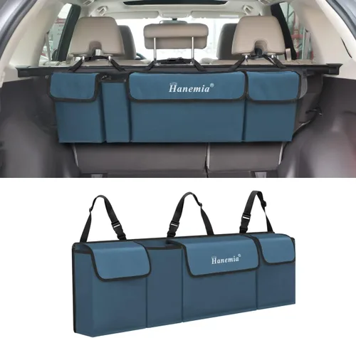 Miniatura 13 de Organizador y almacenamiento para maletero de automóvil, organizador colgante para asiento trasero para SUV, camión, MPV, impermeable, bolsa