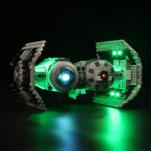 Miniatura 5 de BrickBling Kit de luz compatible con Lego Imperial TIE Fighter 75300 Kit de construcción (sin modelo), luces creativas compatibles con Lego Tie