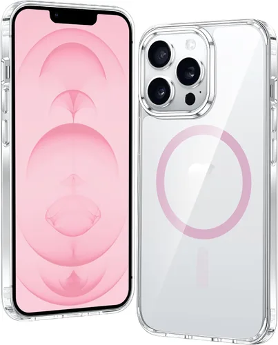 Miniatura 1046 de FNTCASE Funda para iPhone 13 Pro-Max: Fundas magnéticas transparentes compatibles con Magsafe Slim anti amarillamiento protección contra caídas