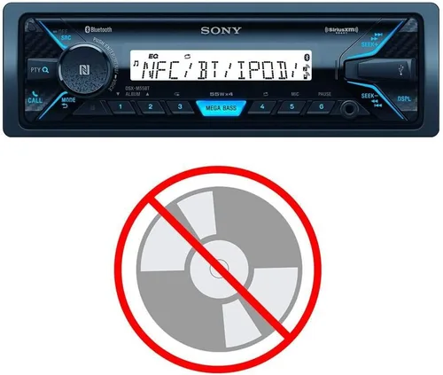 Sony - Receptor multimedia digital Marine con Bluetooth DSXM55BT, Azul