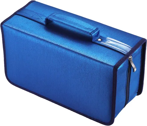 Miniatura 8 de alavisxf xx Funda para CD, funda de nailon para DVD de capacidad 160, soporte para CD, organizador de almacenamiento de discos portátil para el auto