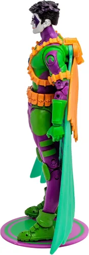 Miniatura 6 de McFarlane Toys - DC Multiverse Red Robin (Jokerized) Gold Label, figura de acción de 7 pulgadas