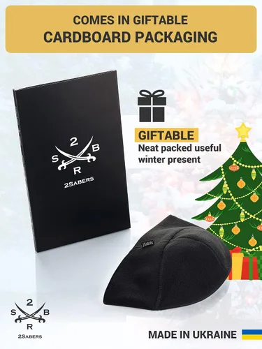 Miniatura 6 de 2SBR 2SABERS Gorro de invierno cálido de forro polar para hombre, gorro táctico militar del ejército