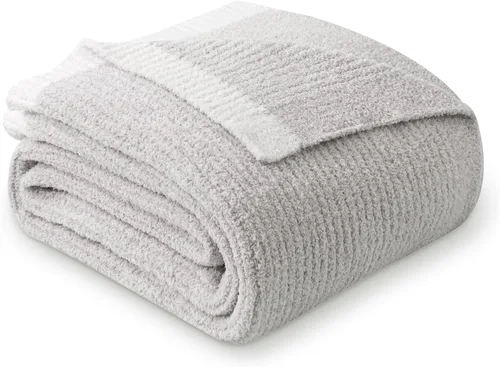 Miniatura 14 de MH MYLUNE HOME Manta Throw Ultra Suave de Leopardo (50x60 pulgadas) Mantas de Microfibra Suaves Cálidas Reversibles Manta de Guepardo